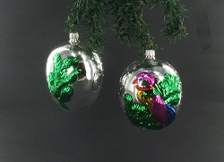 Item.nr: 000392 - KERSTBALLEN VOGEL (4st.)