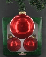 Item.nr: 008501 - GROTE KERSTBALLEN - ROOD (3st.)
