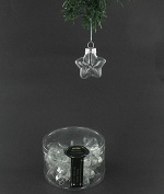 Item.nr: 012122 - 12 TRANSPARANTE KERST STERREN IN BOX (12st.)