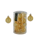 Item.nr: 013000 - 16 GLAZEN KERSTBALLEN IN KOKER (6st.)