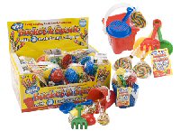 Art.nr: 025140 - STRAND SET MET SNOEP IN DISPLAY (12st.)