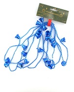 Item.nr: 030243 - KERSTKLOK PARELKETTING (24st.)