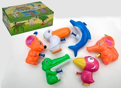 Art.nr: 049190 - DIEREN WATERPISTOLEN IN DISPLAY (24st.)