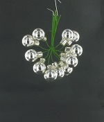 Item.nr: 051010 - DECORATIE BESSEN ZILVER (12st.)