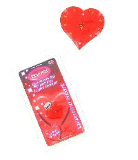 Art.nr: 061336 - LICHTGEVEND HART OP BLISTER (24st.)