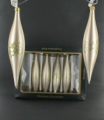 Item.nr: 085167 - KERSTPEGELS GEDECOREERD (6st.)