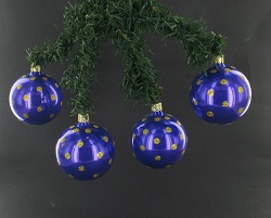 Item.nr: 138005 - KERSTBALLEN IN DOOS PAARS (12st.)