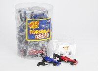 Art.nr: 142338 - WEGSCHIET RACE AUTO IN BLISTER BOX (48st.)