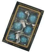 Item.nr: 153873 - KERSTBALLEN IN DOOS GEDECOREERD 70 MM (6st.)