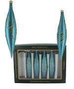 Item.nr: 153877 - KERSTPEGELS GEDECOREERD (6st.)