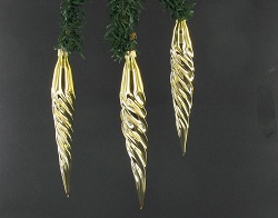 Item.nr: 220000 - KERSTPEGELS IN BOX GOUD (6st.)