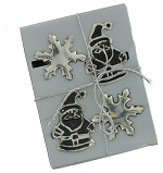 Item.nr: 392316 - 4 SERVET-PLACEMAT RINGEN IN BOX (12st.)