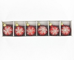 Item.nr: 395002 - KLEINE KERSTBALLEN IN BOX (6st.)