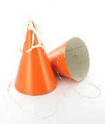 Art.nr: 440403 - ORANJE KINDER HOED (100st.)