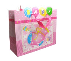 Art.nr: 410208B - GEBOORTE TAS - BABY ROZE