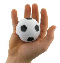 Art.nr: 410239 - VOETBAL STRESSBALLEN (12st.)