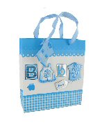 Art.nr: 410250A - GEBOORTE TAS - BABY BLAUW (12st.)