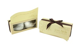 Art.nr: 410327 - LOVE BIRDS IN GIFTBOX (5st.)