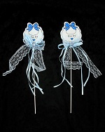 Art.nr: 410331B - GEBOORTE INSTEKER - BABY BLAUW (12st.)