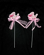 Art.nr: 410332A - ROZE GEBOORTE INSTEKER - KINDERWAGEN (12st.)