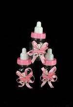 Art.nr: 410339A - KLEINE ROZE DRINKFLES - KINDERWAGEN (12st.)