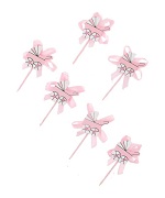 Art.nr: 410344B - WANDELWAGEN OP STOKJE KLEIN - BABY ROZE (12st.)