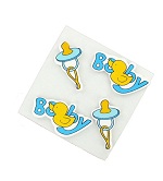 Art.nr: 410356A - DECORATIE STICKERS - BABY BLAUW (20st.)
