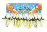 Art.nr: 41039 - SLEUTELHANGER MET KRUIS (12st.)