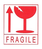 Art.nr: 410458 - FRAGILE ETIKET (45vel.)