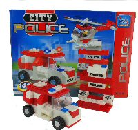 Art.nr: 410515 - BRICKS POLITIE BOUWSTENEN (2st.)
