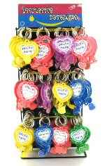 Art.nr: 42892 - DISPLAY MET SLEUTELHANGERS: FOTO HART (144st.)