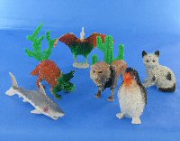 Art.nr: 43454 - ANIMALS WORLD - MODEL 2 (6st.)