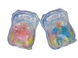 Art.nr: 43844B - PEGASUS PAARD MET POP (2st.)