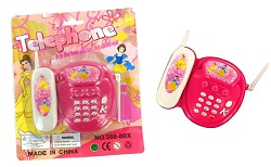 Art.nr: 43845B - KINDERTELEFOON MET MUZIEK (6st.)