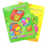 Art.nr: 63890 - KLEURBOEKEN A4 FORMAAT ASSORTIE (24st.)