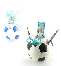 Art.nr: 44133 -  VOETBAL PENNENBAK INCL. POTLODEN ETC. (10st.)