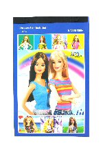 Art.nr: 44153 - STICKER BOEKJE MODEL - POPPEN (12st.)