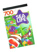 Art.nr: 44158 - STICKER BOEKJES MODEL: SEA LIFE (12st.)
