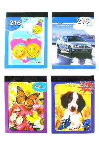 Art.nr: 44164 - MINI STICKER BOEKJES MIX (4x12st.)