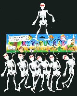 Art.nr: 44866 - SKELETTEN SLEUTELHANGER (12st.)