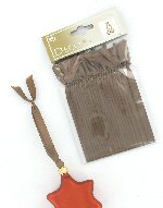 Item.nr: 450207 - KERSTBAL KOORD BRUIN (12st.)