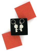 Art.nr: 45371 - LUXE SLEUTELHANGER SET - MODEL 1 (6st.)