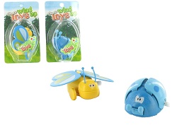 Art.nr: 45515 - OPWINDBARE INSECTEN OP KAART (12st.)