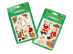 Item.nr: 461211 - 3D KERSTSTICKERS (12st.)
