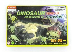 Art.nr: 46824 - OPWINDBARE GLOW IN THE DARK DINO (6st.)
