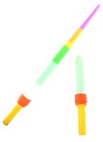 Art.nr: 46844 - FLASHING UITSCHUIFBAAR ZWAARD (10st.)