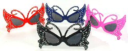 Art.nr: 46895 - BLING BLING VLINDER BRIL (12st.)