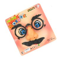 Art.nr: 47102 - GRAPPIGE BRIL MET SNOR (12st.)