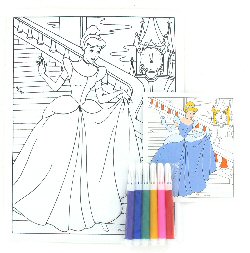 Art.nr: 47639 - KLEUR SCHILDERIJ MET VILTSTIFTEN (12st.)