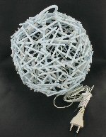 Item.nr: 480816 - RIETEN DECO BAL MET VERLICHTING (2st.)